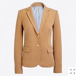 J. Crew Factory Tan Blazer with Gold Buttons